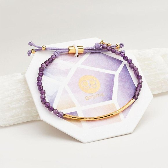 Gorjana Jewelry - Gorjana NWT Power Gemstone Bracelet ✨ Gold + Amethyst ✨ HOST PICK!